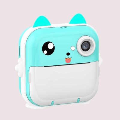 Детский фотоаппарат мгновенной печати CuteBuddy Blue-3